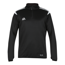 Atlanta 1/4 Zip Top Black/White